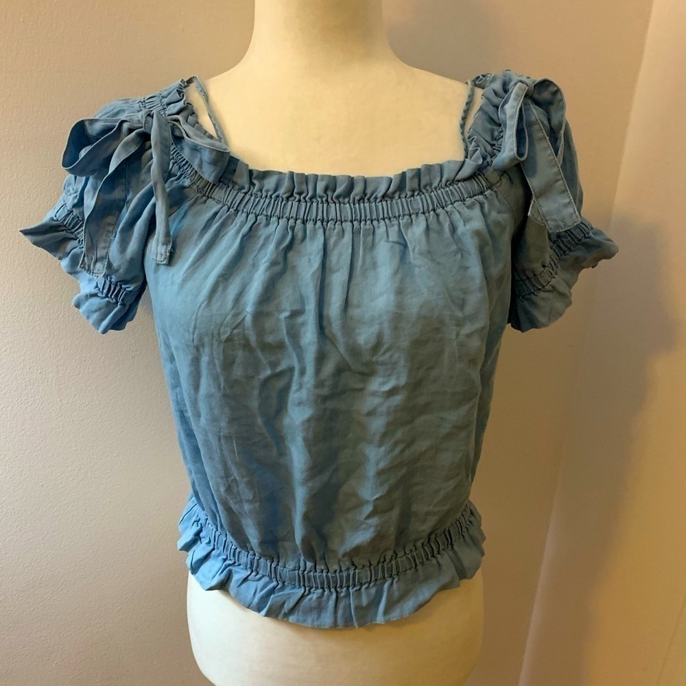 Iris blue top, size L